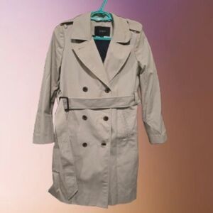 J. Crew Classic Tan Trench Coat